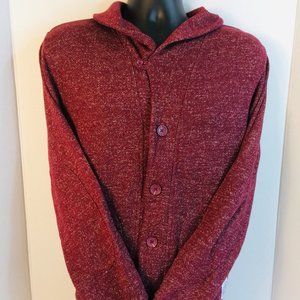 ViveShirt Cowl Cardigan Knit Pocket Men's Sweater
